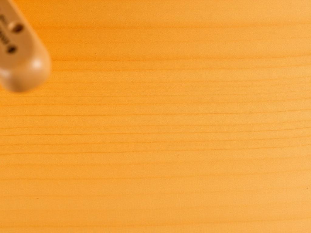 Närbild på en sågad albräda med varm orangebrun, mjuk ved
